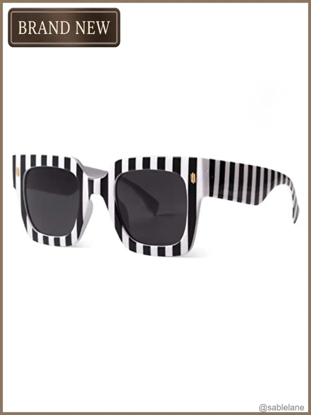 Oversized Square Sunglasses Women UV400 Plastic Frame